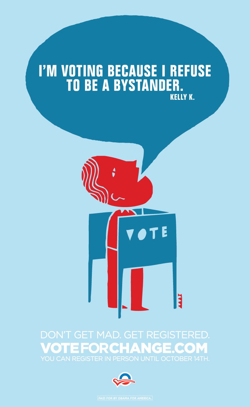 Vote For Change print/poster